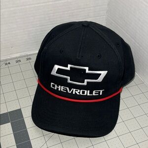 Chevrolet Black Hat with Red Accent